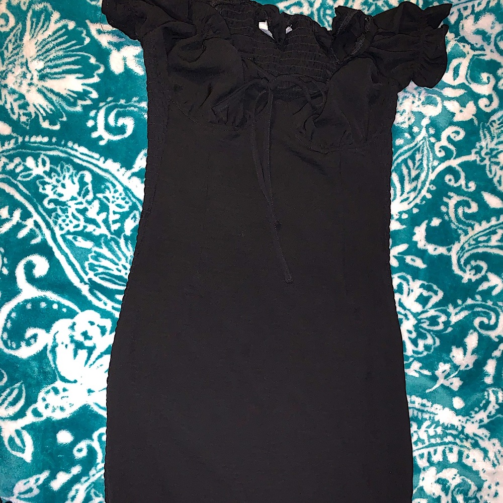 Black Off The Shoulder Dress